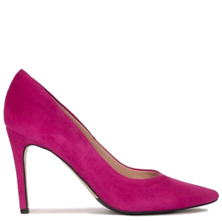 Visconi women's black leather heels Pumps