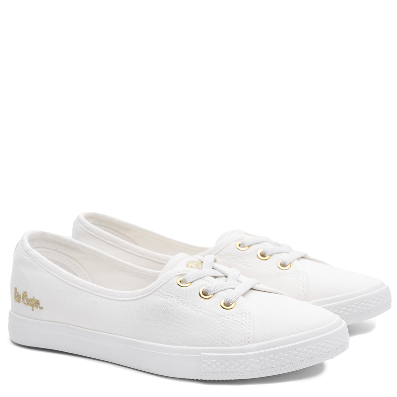 Lee Cooper Women's Chunky Platform Sneakers Beige White LCW-26-02-4043L