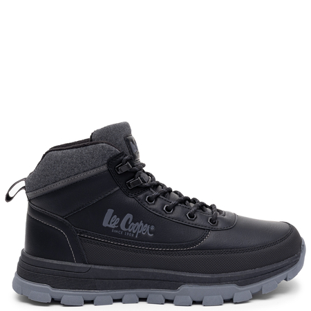 Lee Cooper Men's Lace-Up Platform Ankle Boots Black LCJ-26-01-4625MA