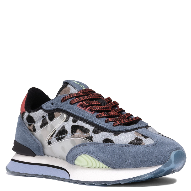 Hoff Leather Sneakers Animal Print Blue 22603001