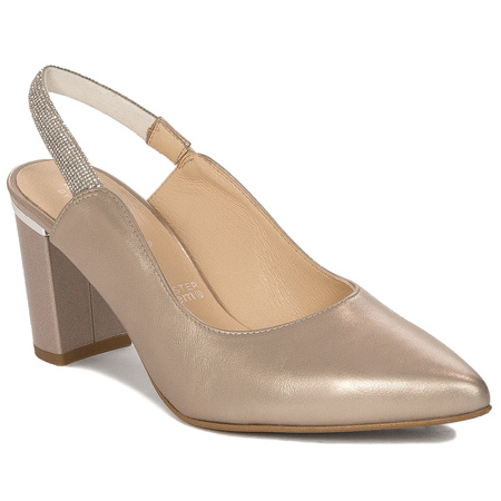 Bioeco Women Pumps On Heel Beige