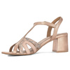  Maciejka Women's High Heel Sandals Leather Pink