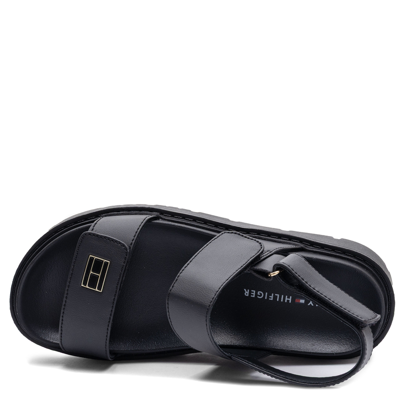 Tommy Hilfiger Sandały Damskie na Platformie Czarne T3A2-34284-BLACK