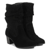 Maciejka Women's Leather Velour Boots Black