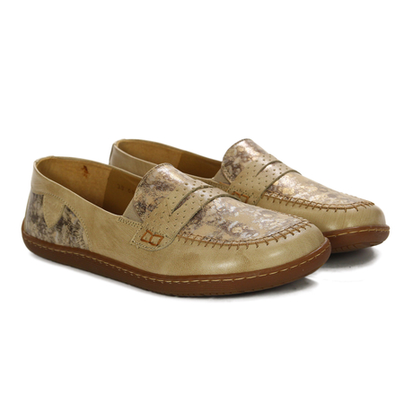 Maciejka Women's Leather Shoes Beige