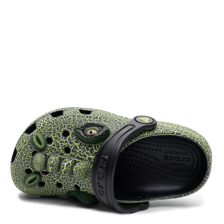 Crocs Classic I Am Crocodile Clog Sandały Dziecięce Dino Zielone 211372-001