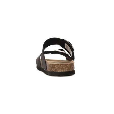 Dr. Brinkmann Women's Slides Black Leather