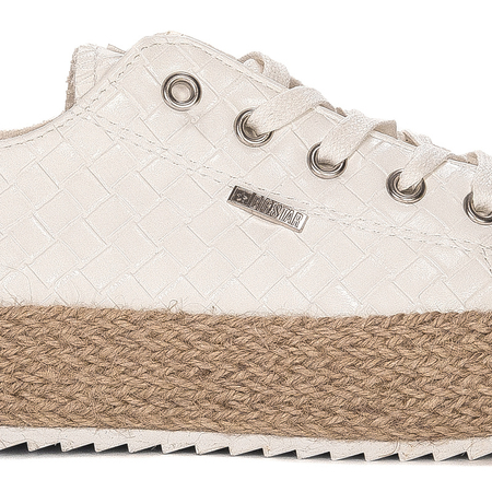 Espadryle Big Star JJ274397 White Białe