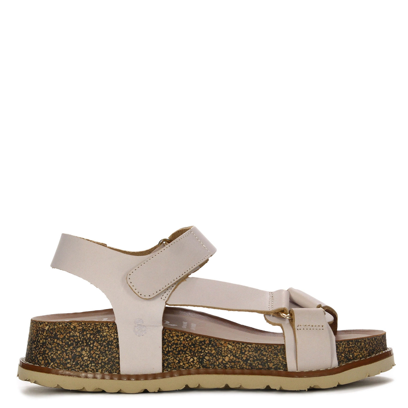 Yokono Villa Platform Leather Sandals Pink VILLA OCA-250