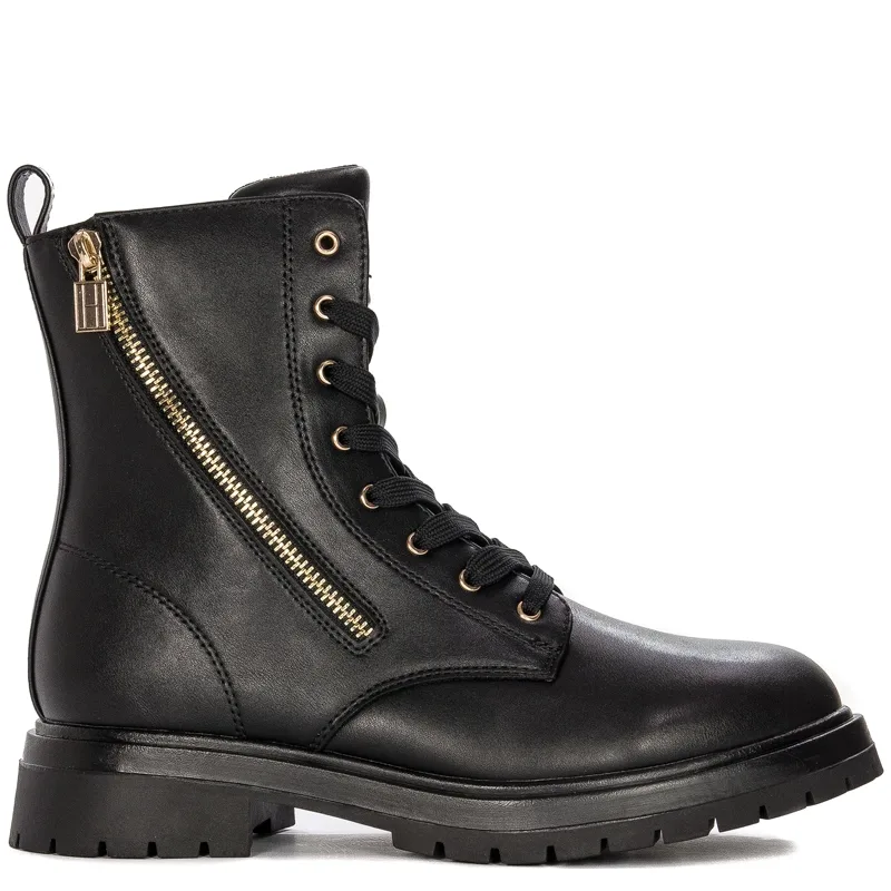 Tommy Hilfiger Botki Damskie Czarne