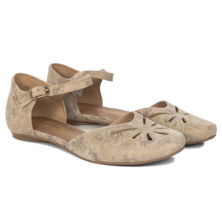 Maciejka Women's Leather Sandals Beige