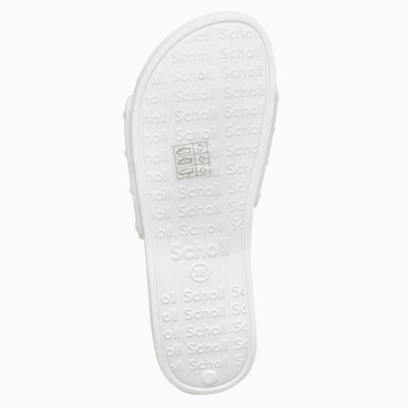 Scholl Women's flip-flops Pescura Flat Aqua Off White