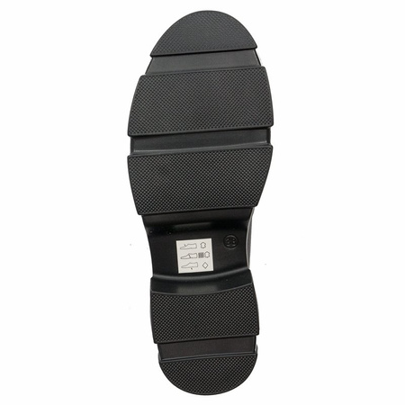 Półbuty Filippo DP3221-22 BK Black Czarne