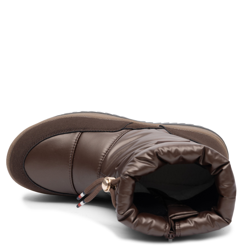 Tommy Hilfiger Śniegowce Wodoodporne Brązowe T3AD-35206