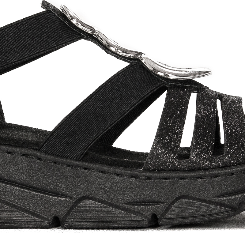 Rieker Black Schwarz Sandals