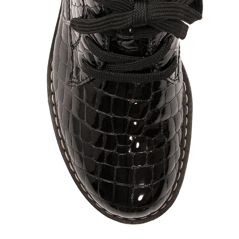 Rieker Black insulated Black leather boots