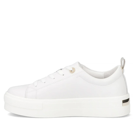 Filippo Women's Leather Platform Shoes, White DP3533-26-WH