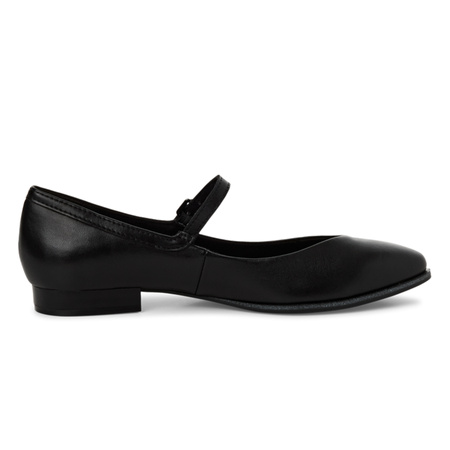 Marco Tozzi Women's Leather Ballerinas Black