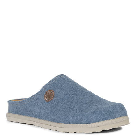Inblu Filcowe Kapcie Damskie Wsuwane Niebieskie CS000047-BLUE