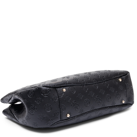 Guess Carmella Torebka Klasyczna Tłoczona Czarna HWPD2225060-BLACK