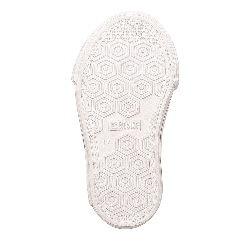 Big Star White children's slip-on sneakers