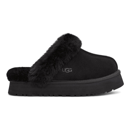 UGG Kapcie Damskie Na Platformie Disquette Black