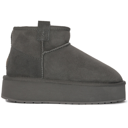 EMU Australia Foy Flatform Micro Charcoal W13073 CHARCOAL