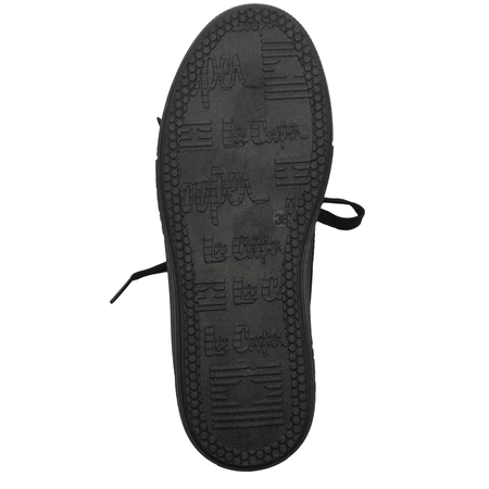 Lee Cooper Tenisówki trampki damskie ażurowe czarne