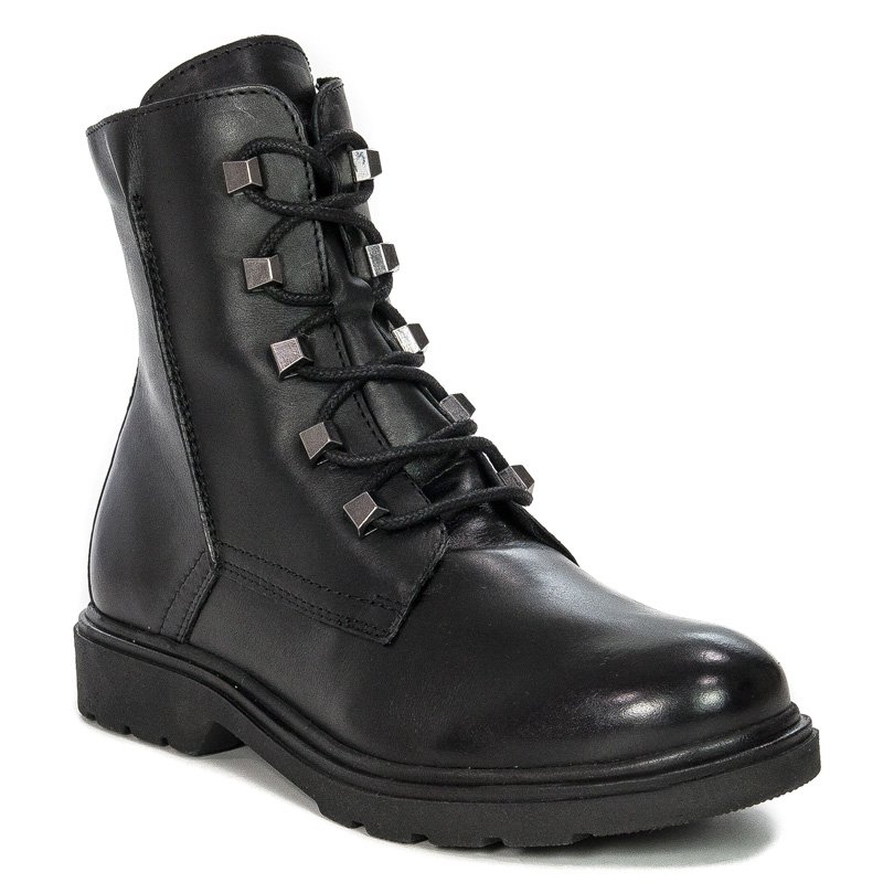Marco Tozzi 25276-41 022 Black Nappa Lace-up Boots