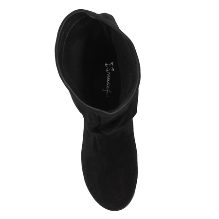 Maciejka Women's Leather Velour Boots Black