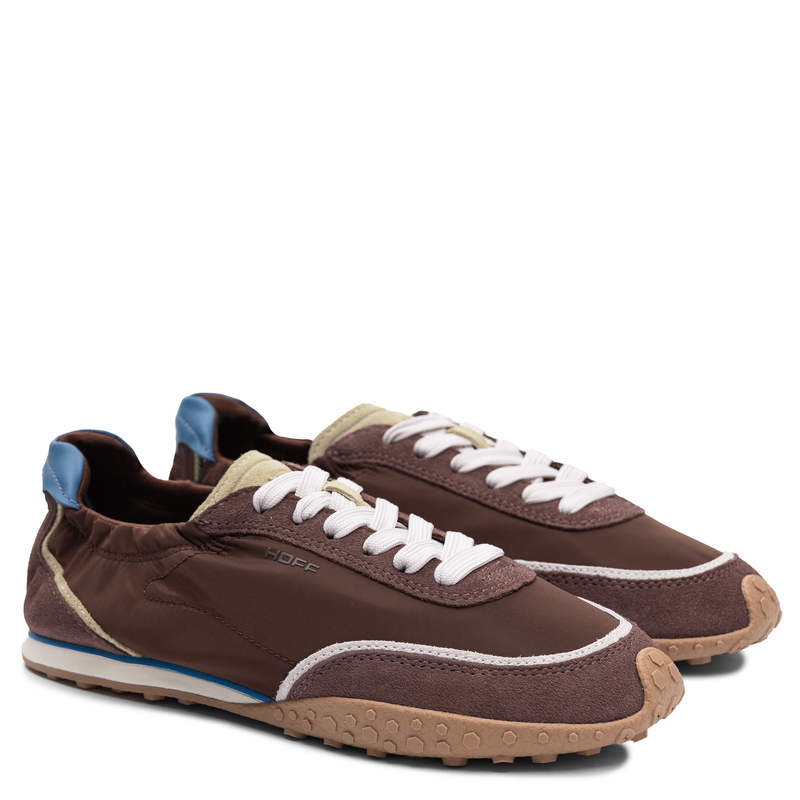 Hoff Brown Leather Urban Sneakers 12661021