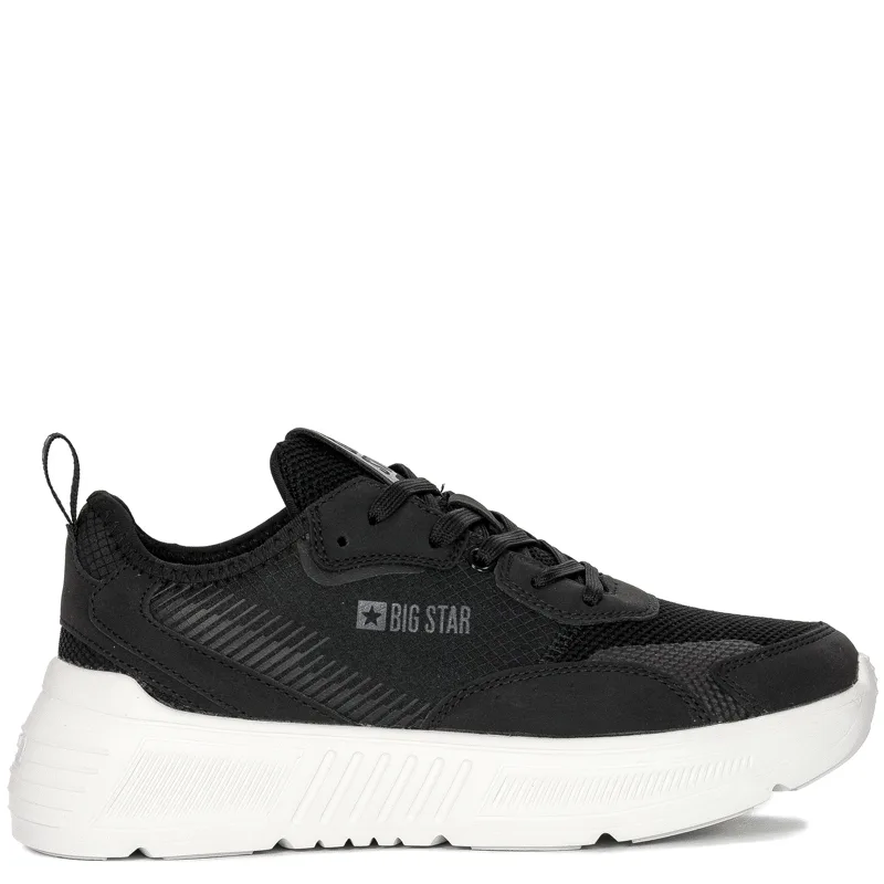 Big Star Sneakersy półbuty damskie Black Czarne