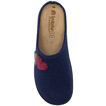 Inblue Kapcie damskie Navy Granatowy