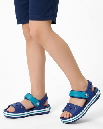 Crocs 12856-4BX Crocband Sandal Cerulean Blue Ocean Sandals