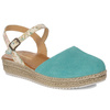 Maciejka Women's Leather Sandals Turquoise
