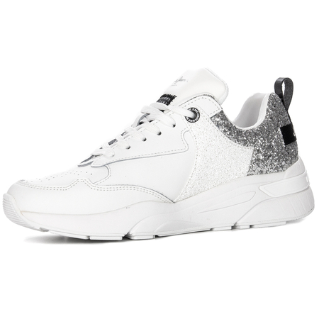 Pepe Jeans White Arrow Glam Sneakers