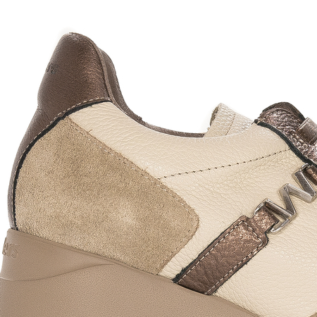 Wonders Sneakersy Półbuty damskie Eva Beige Cream
