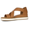  Inuovo Women's Leather Platform Sandals Brown