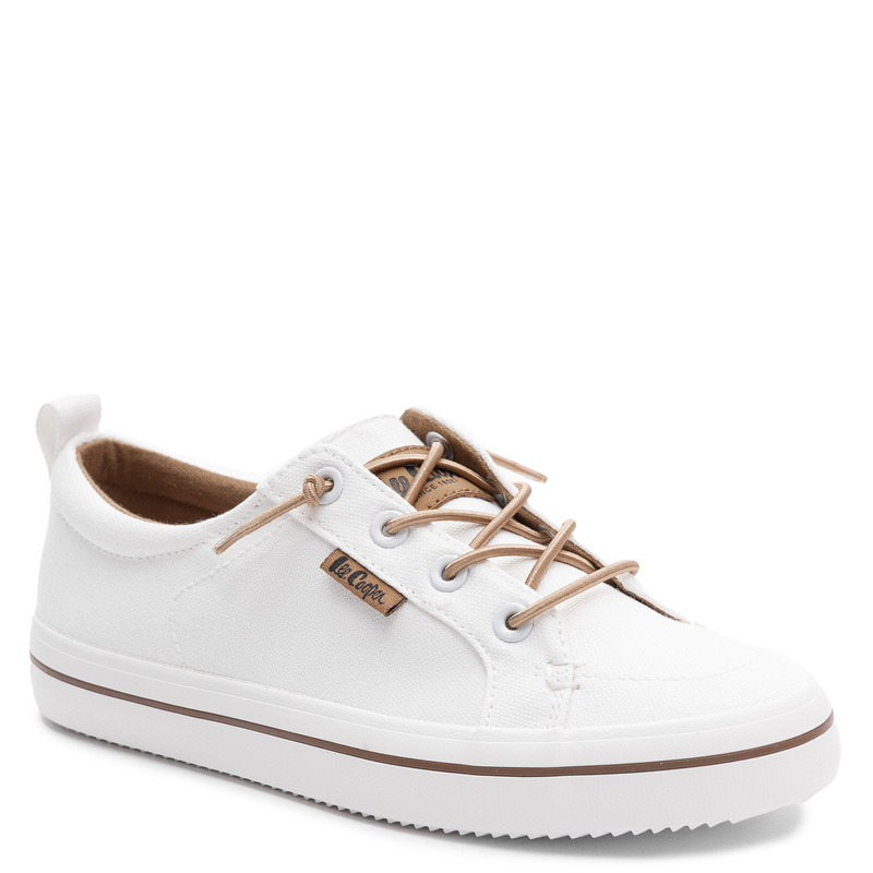 Lee Cooper Trendy Slip-on Elastic Laces Sneakers White LCW-26-02-4058L