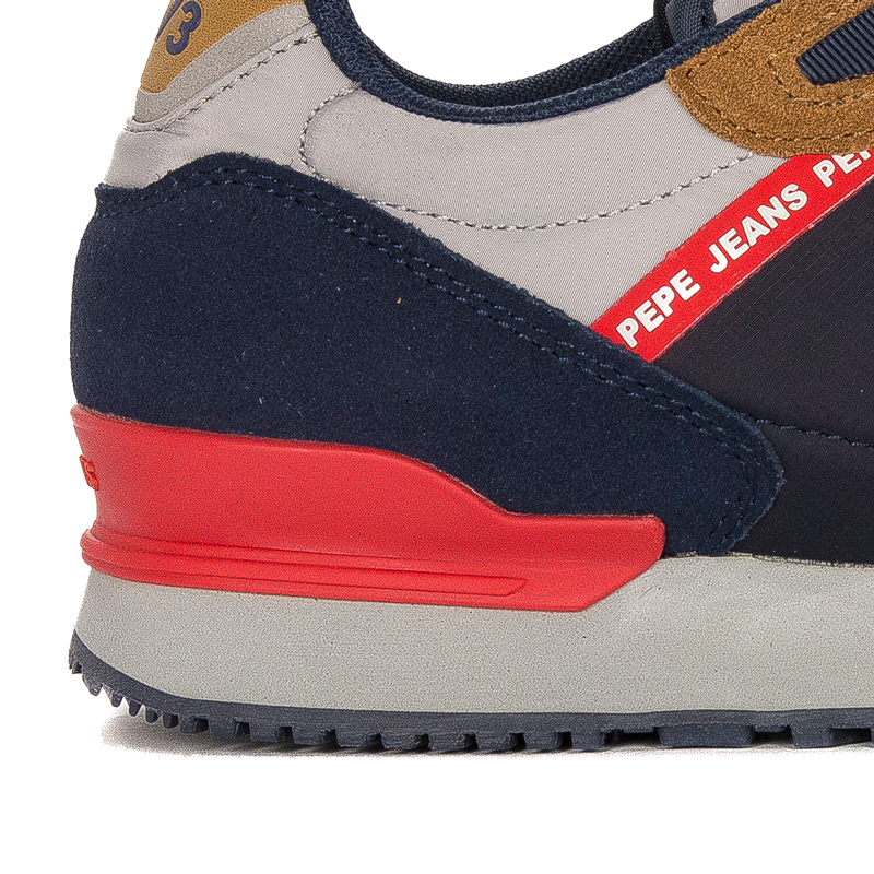 Pepe Jeans Sneakersy buty męskie London One Basic M Cognac