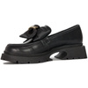 Women's leather shoes Artiker on the Black platform