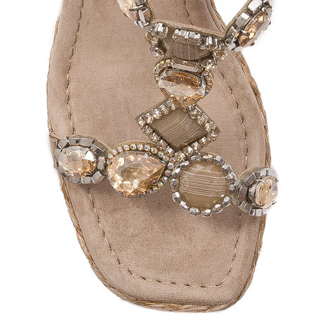 Alma En Pena Beige Sandals V23510
