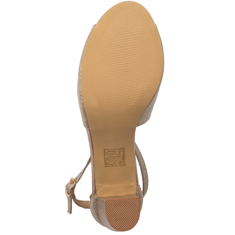 Filippo DS4632-23 GO Gold Sandals