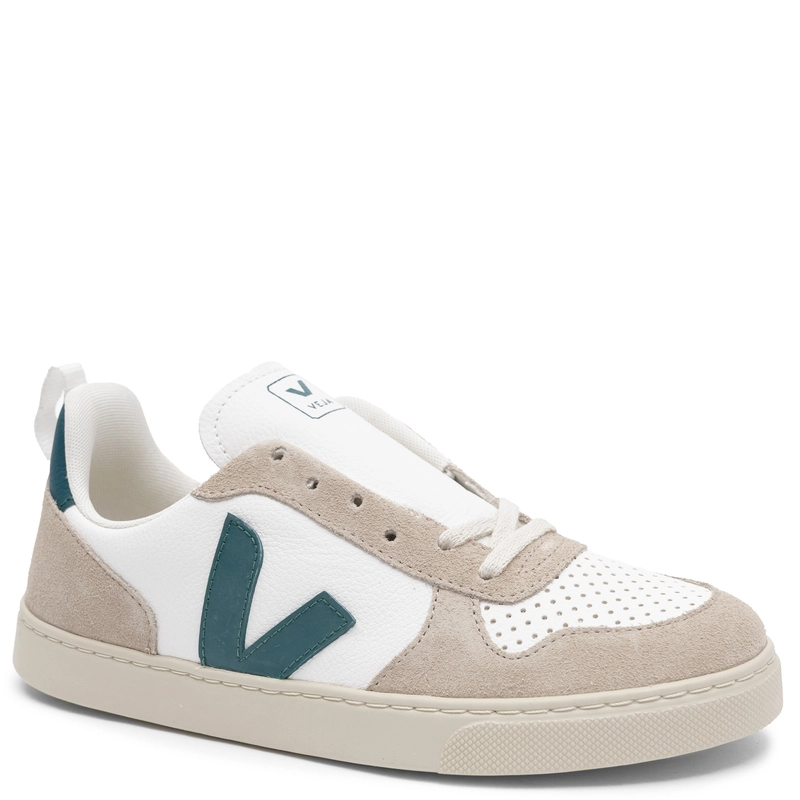 Veja Women's Leather White Brittany Almond Sneakers