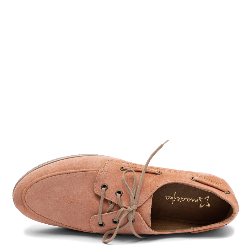 Maciejka Leather Suede Boat Shoes Orange 07799-33/00-1