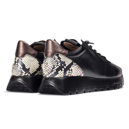 Wonders Women's Platform Half Shoes Trend I Negro