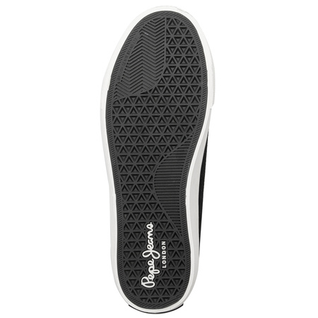 Pepe Jeans Sneakersy buty męskie Black Barry Smart czarne