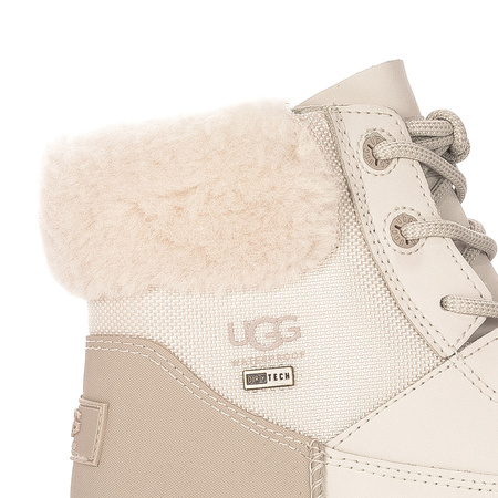  UGG Botki damskie ocieplane W Yose Fluff V2 White Pine