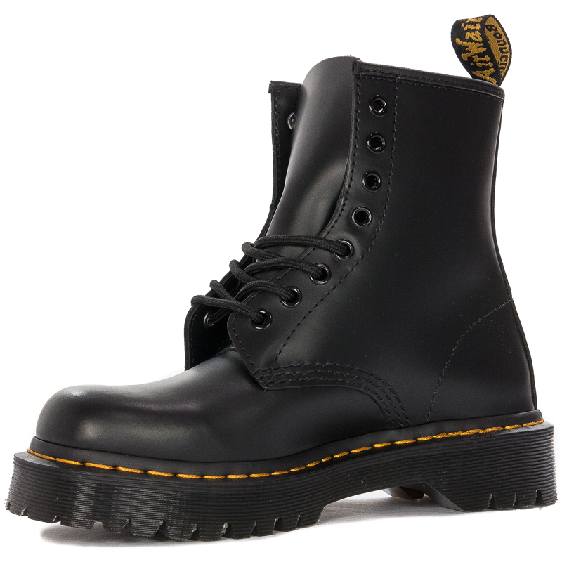 Dr. Martens Botki glany damskie skórzane 1460 Bex Black czarne