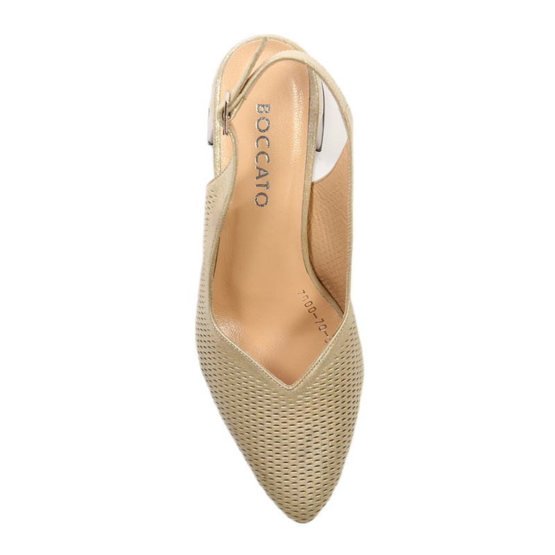 Boccato Women's Gold Pumps